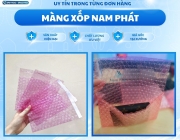 Sản xuất túi xốp hơi bong bóng dán mép sẵn: Tiết kiệm 50% thời gian đóng hàng