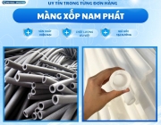 Ống xốp PE foam bọc cạnh bàn, chân ghế chống va đập