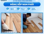 Ứng dụng mút xốp PE foam lót sàn gỗ công nghiệp chống ẩm