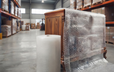 Giải pháp đóng gói đồ nội thất "cồng kềnh" bằng màng xốp hơi Nam Phát