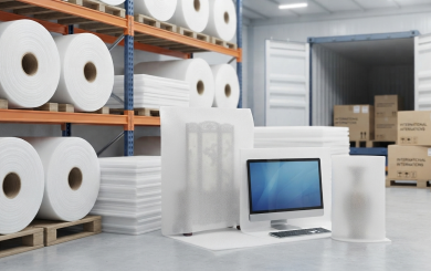 Giải pháp bảo vệ hàng hóa xuất khẩu tối ưu bằng màng PE Foam Nam Phát