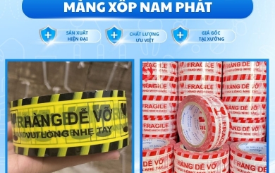 Sử dụng băng keo hàng dễ vỡ: Cách giảm 80% rủi ro va đập khi vận chuyển