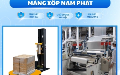 Cung cấp màng PE quấn máy công nghiệp số lượng lớn cho nhà xưởng, khu chế xuất