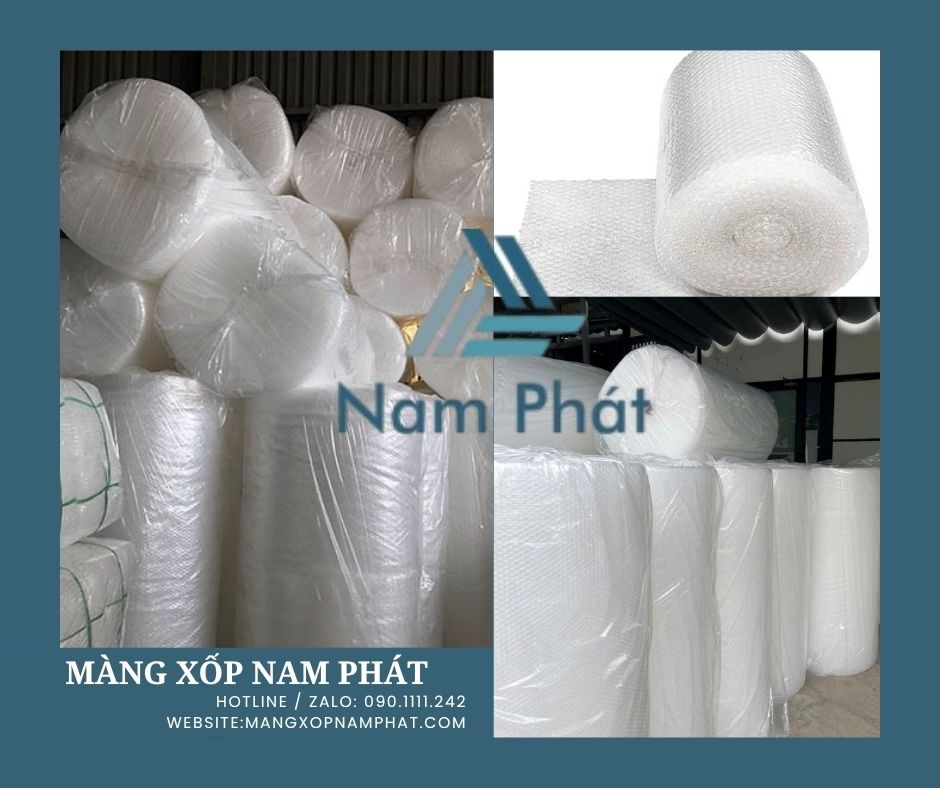 Xốp bóp nổ, xốp khí giá xưởng tại Bình Dương, Đồng Nai cung cấp bởi nhà máy Mút Xốp Nam Phát là giải pháp bao bì bảo vệ tiết kiệm và tối ưu nhất dành cho các xưởng sản xuất, kho bãi logistics và đại lý vật tư đóng gói tại thủ phủ công nghiệp phía Nam