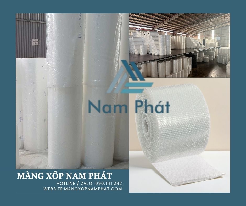 Sử dụng cuộn xốp hơi 50cm x 100m trong bọc đồ gia dụng là giải pháp bao bì bảo vệ toàn diện, giúp các siêu thị điện máy, cửa hàng đồ gia dụng và chủ shop online bảo vệ hàng hóa khỏi tình trạng sứt mẻ, móp méo hay trầy xước trong quá trình vận chuyển.