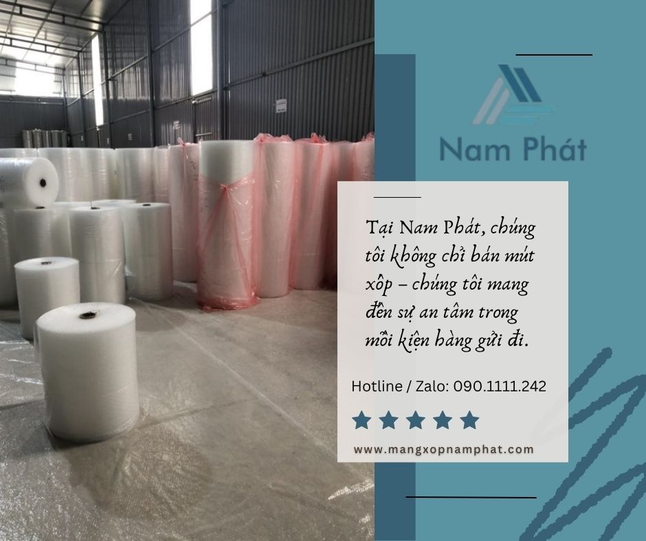Mút Xốp Nam Phát – Giải pháp đóng gói kho bãi tối ưu, chiết khấu cao, đồng hành cùng sự phát triển bền vững của doanh nghiệp bạn!