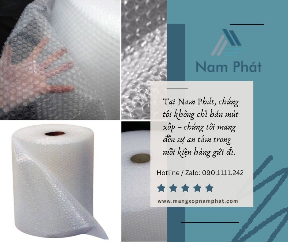 Xốp hơi bong bóng là "tấm lá chắn" không thể thay thế cho các mặt hàng siêu nhạy cảm với lực va quẹt chấn động