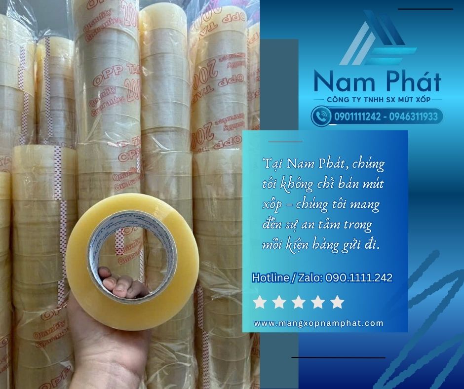Băng keo trong 50 mic, băng keo đục 50 mic hay các dòng băng keo dán thùng carton, khách hàng nên ưu tiên sản phẩm đúng quy cách, độ bám ổn định và phù hợp với đặc điểm hàng hóa