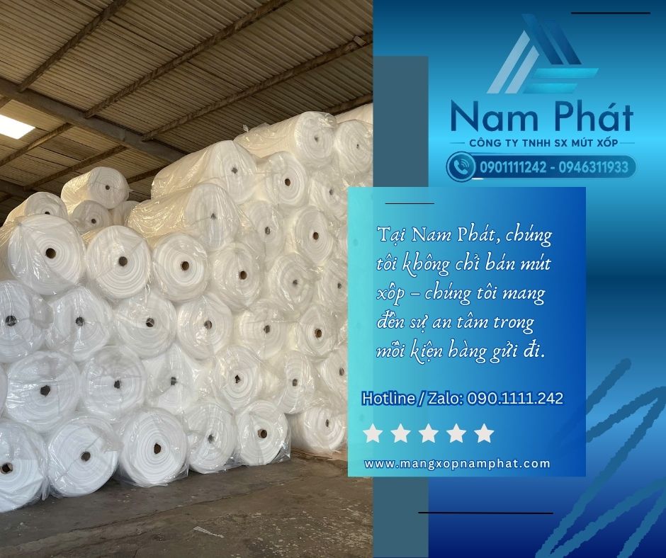 Trong lĩnh vực sản xuất, kho vận và đóng gói hàng hóa, màng PE foam là một trong những vật liệu được sử dụng phổ biến nhờ đặc tính mềm, nhẹ, dễ gia công và phù hợp với nhiều loại sản phẩm.