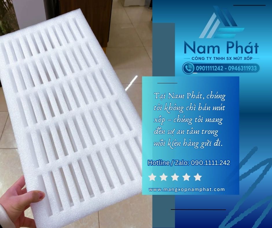 Với khả năng sản xuất đa dạng kích thước, độ dày, quy cách và hình thức gia công, khách hàng có thể đặt đồng bộ túi xốp hơi chống sốc, thùng carton in logo và foam định hình theo yêu cầu tại một đơn vị, từ đó thuận tiện hơn trong việc quản lý nguồn cung bao bì.