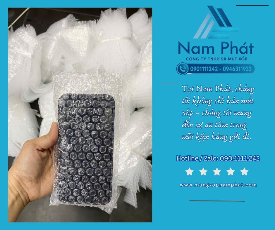 Để mang lại giải pháp đóng gói toàn diện, đơn vị sản xuất uy tín MÚT XỐP NAM PHÁT luôn là đối tác đồng hành tin cậy của hàng ngàn xưởng sản xuất, kho vận trên toàn quốc.