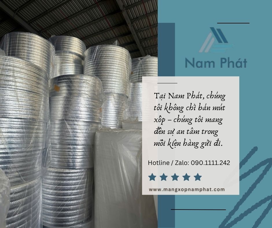 Màng OPP cách nhiệt (xốp cách nhiệt OPP, mút xốp mạ bạc, màng PE foam dán OPP) nổi lên như một giải pháp chống nóng quốc dân nhờ hiệu quả tản nhiệt vượt trội, độ bền cao và chi phí thi công vô cùng hợp lý.