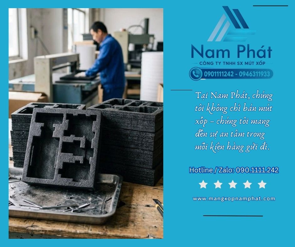 Quý khách hàng cá nhân, đơn vị khởi nghiệp, shop online và doanh nghiệp tại TP.HCM đang tìm kiếm địa chỉ làm khay mút xốp foam định hình số lượng ít với giá xuất xưởng cạnh tranh và hỗ trợ mẫu thử tận nơi