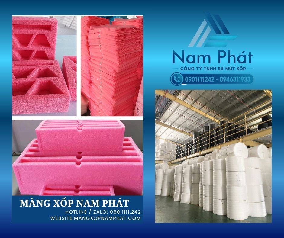 Foam định hình là giải pháp phù hợp cho những doanh nghiệp muốn vừa bảo vệ vừa cố định sản phẩm trong hộp hoặc thùng carton.