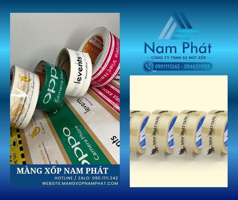 Băng keo in logo thương hiệu là một giải pháp đơn giản nhưng mang lại nhiều giá trị cho doanh nghiệp