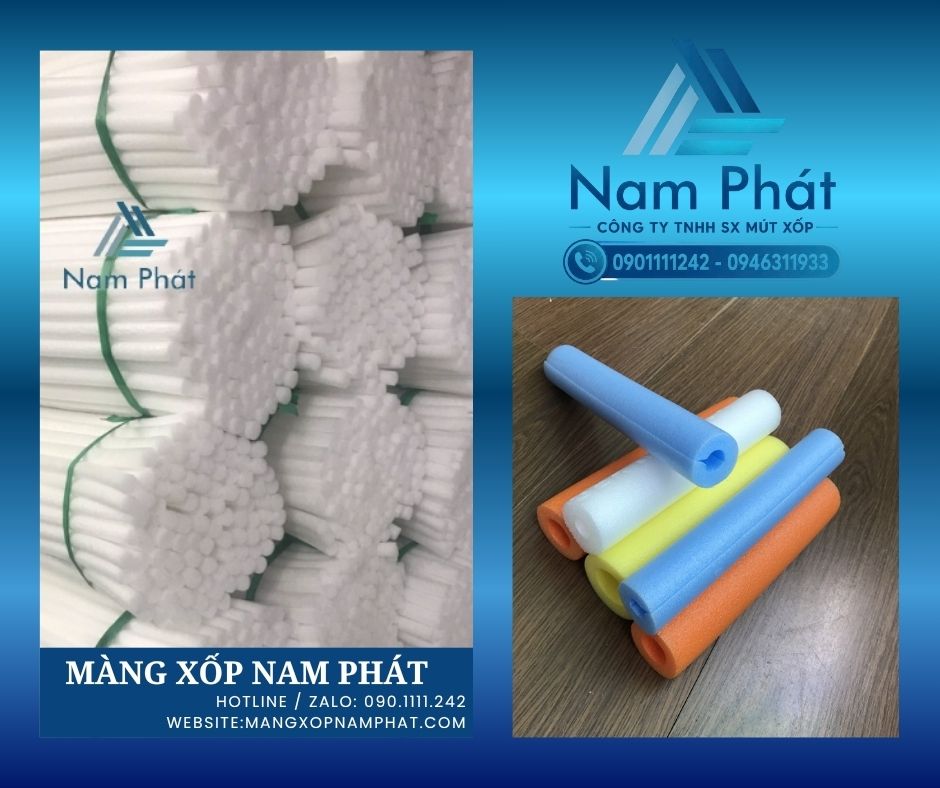 Trong số các giải pháp bọc lót chuyên dụng hiện nay, ống xốp PE foam (ống mút xốp tròn rỗng bọc hàng, ống xốp bảo ôn cách nhiệt) luôn giữ vị trí hàng đầu nhờ tính năng đàn hồi cao, trọng lượng nhẹ, kháng nước tuyệt đối và chi phí đầu tư vô cùng tiết kiệm.