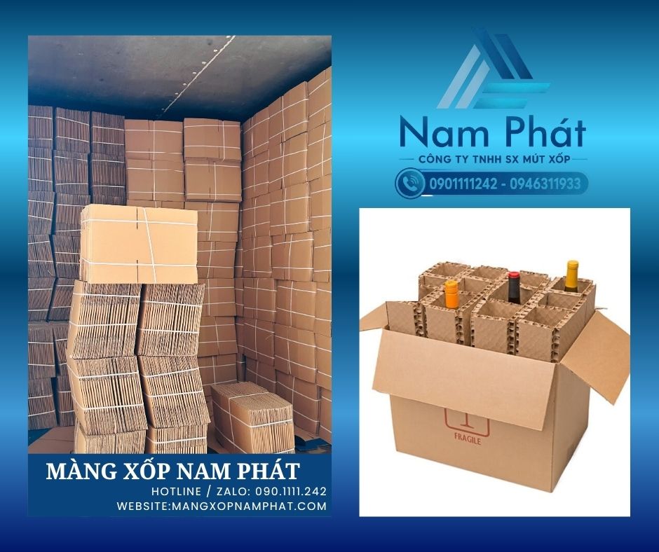 Đồng hành cùng hệ sinh thái đệm lót bảo vệ toàn diện từ MÚT XỐP NAM PHÁT, quý khách hàng sẽ sở hữu giải pháp đóng gói đồng bộ, vững chắc từ lớp vỏ hộp bên ngoài cho đến vật tư chèn lót bên trong.