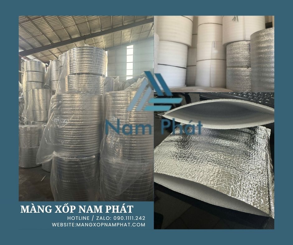 Màng PE foam dán OPP cách nhiệt chống nóng mái tôn nhà xưởng sở hữu cấu trúc hiện đại cùng khả năng phản xạ nhiệt vượt trội, đang là sự lựa chọn hàng đầu của hàng ngàn doanh nghiệp.